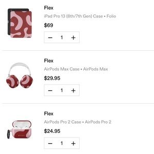 Burga Cases for Apple iPad Pro/Airpod Max/ AirPod Pro 3